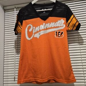 NFL Cincinnati Bengals Women's Cut Fan Team Jersey Size Medium